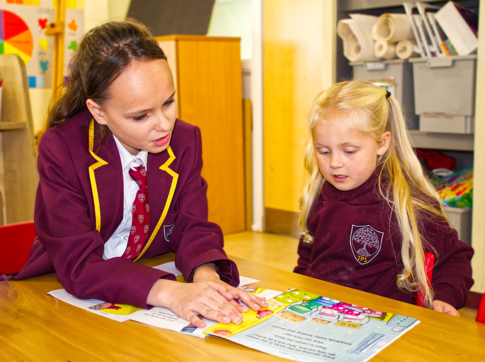 Pupils at Townfield Primary School